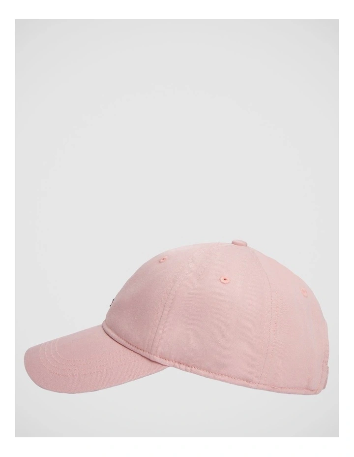 Hilfiger Flag Embroidery Baseball Cap in Pink image 3