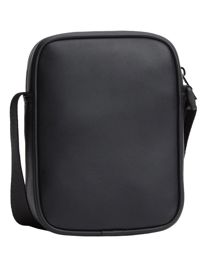 Signature Tape Crossbody Reporter Bag in Black image 4