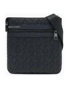 LIAM FLAT CROSSBODY BLACK