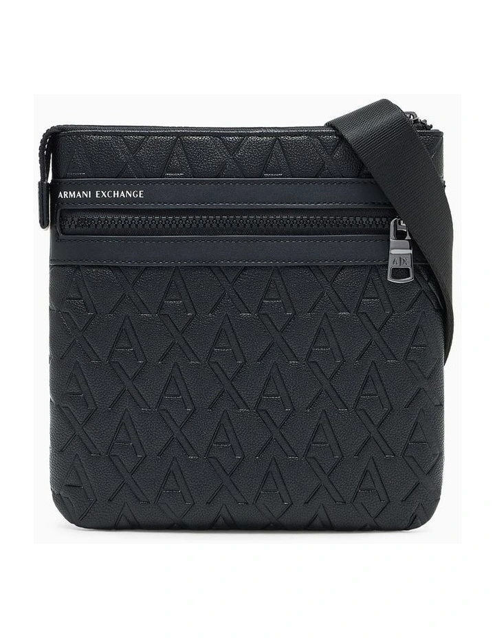 LIAM FLAT CROSSBODY BLACK image 1