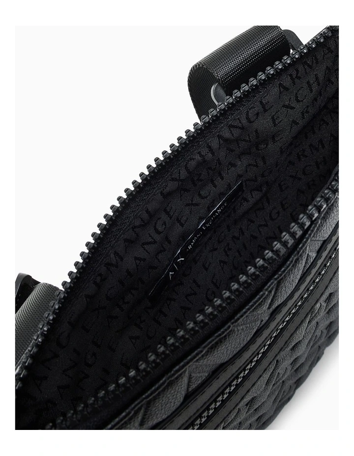 LIAM FLAT CROSSBODY BLACK image 4