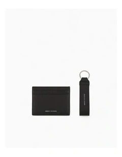 PLAIN LEATHER GIFT SET BLACK