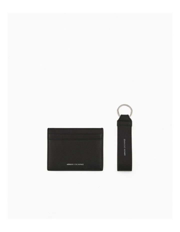 PLAIN LEATHER GIFT SET BLACK image 1
