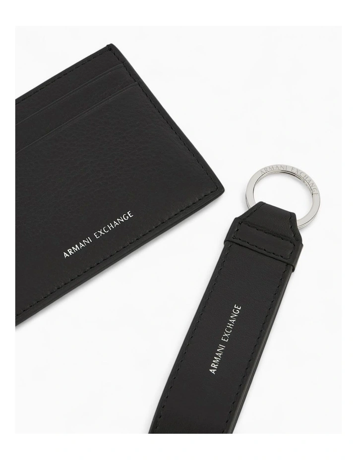 PLAIN LEATHER GIFT SET BLACK image 3