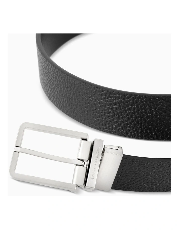 BELT DOUBLE BUCKLE GIFT SET BLACK/NAVY image 4