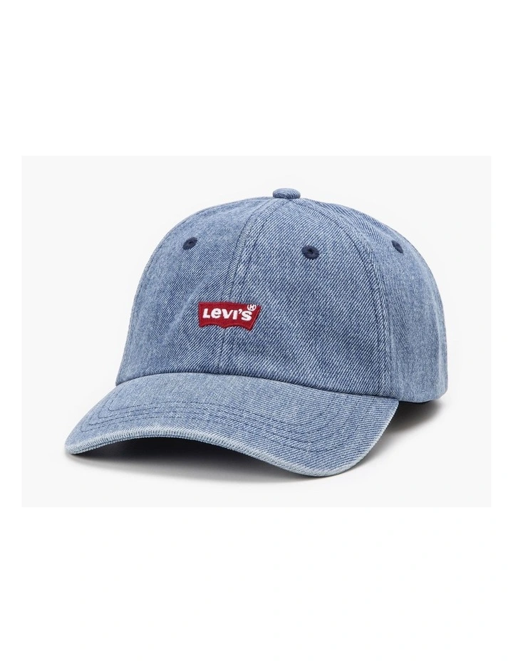 Levis Housemark Logo Cap in Navy Blazer Denim image 1