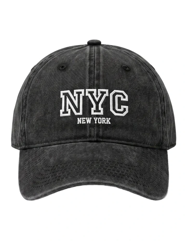 NYC BALLPARK CAP BLACK image 1