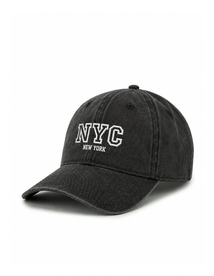 NYC BALLPARK CAP BLACK image 2