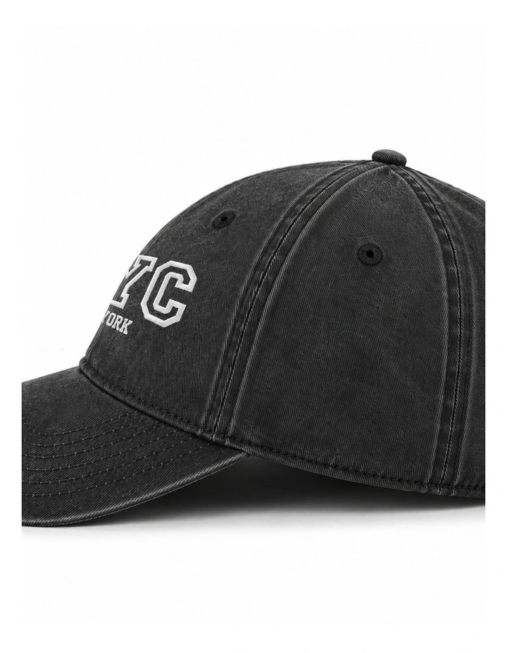 NYC BALLPARK CAP BLACK image 3