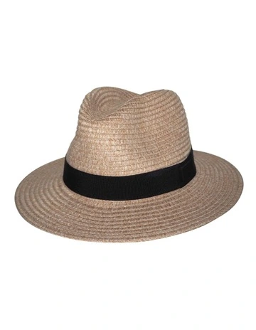 Phoenix Panamate Fedora Hat in Natural