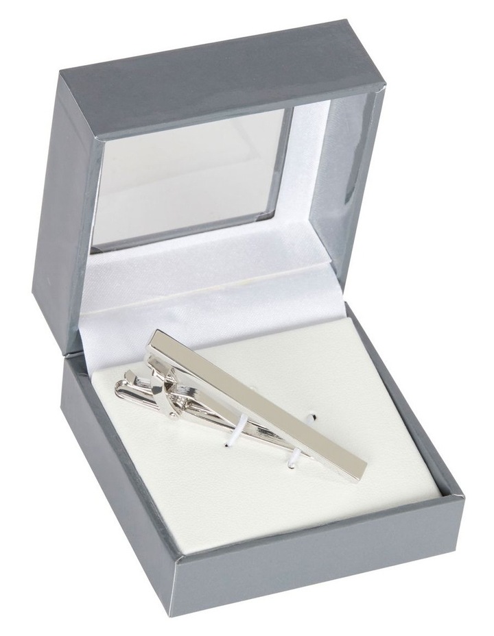Plain Tie Bar in Silver