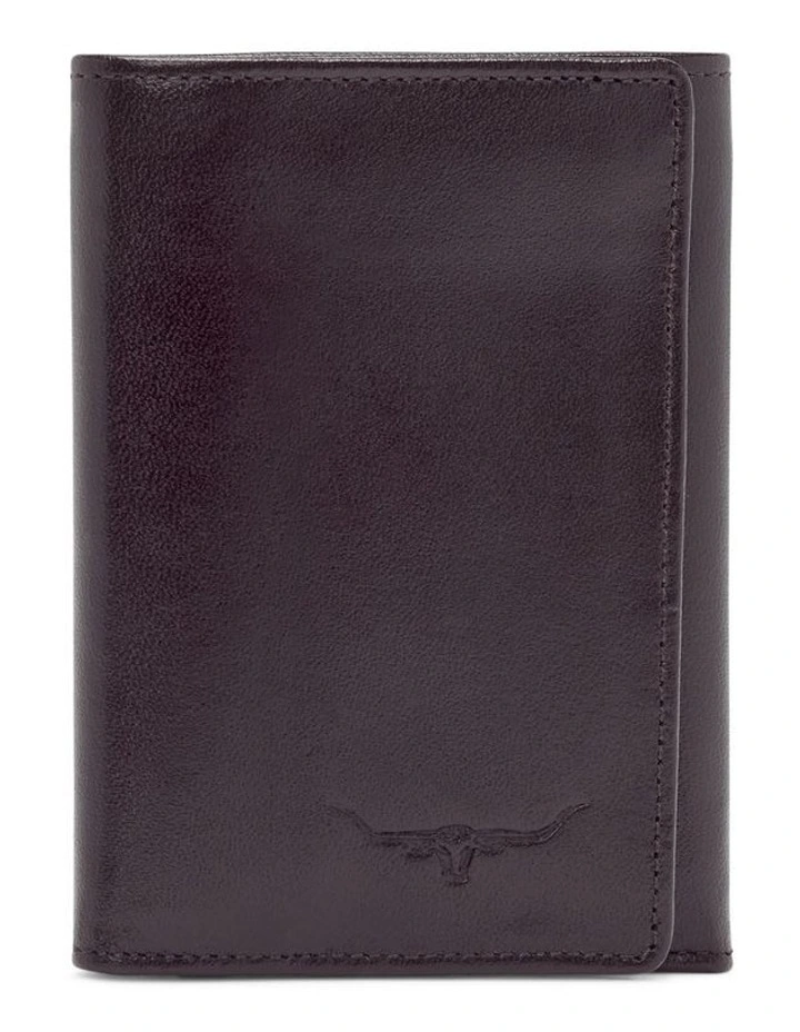 Small Tri-fold Wallet in Chestnut image 3