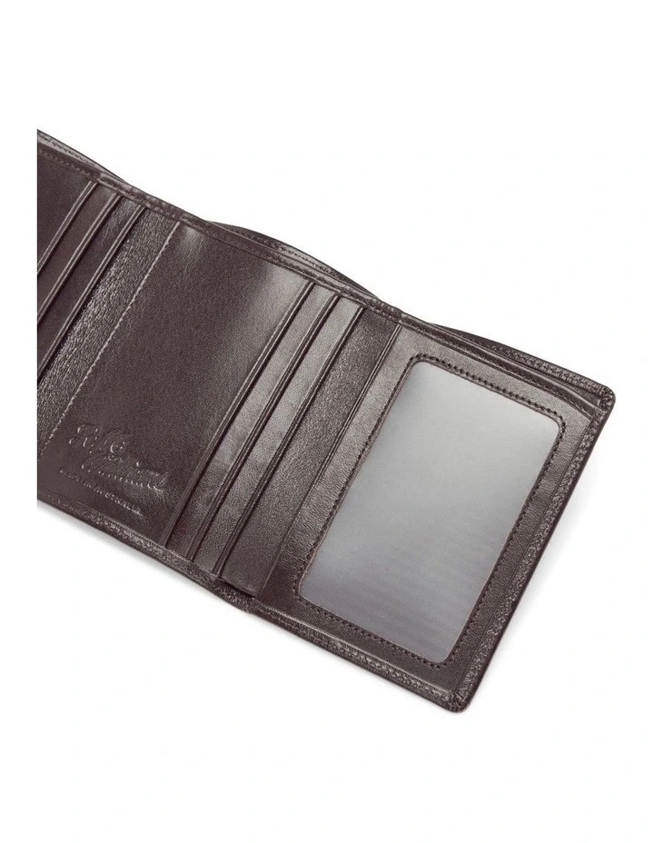 Small Tri-fold Wallet in Chestnut image 6
