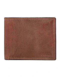 Derrick Wallet With Coin Pocket in Brown