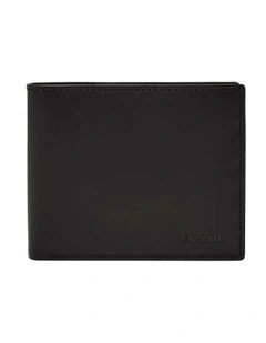 Derrick Wallet With Coin Pocket in Black