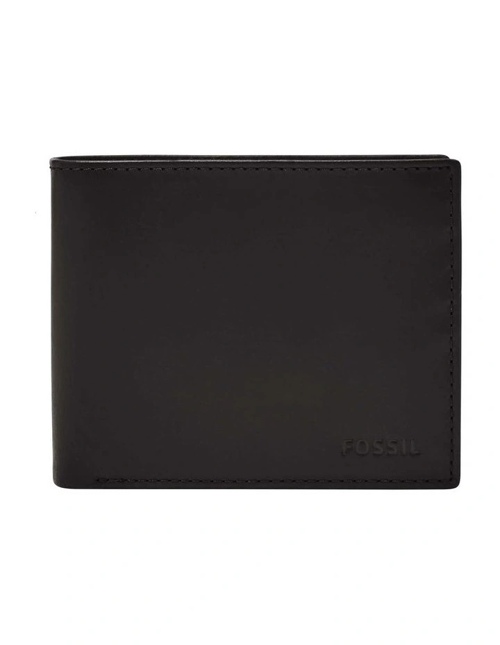 Derrick Wallet With Coin Pocket in Black image 1