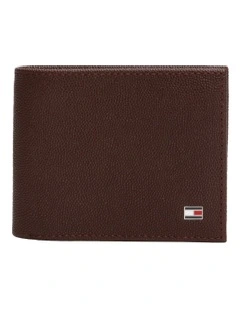 Th Flag Mini Wallet in Coffee Bean
