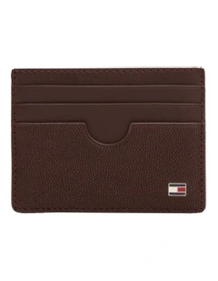 Flag Credit Card Holder in Brown