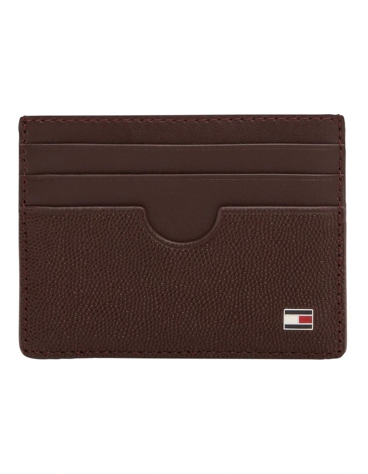 Flag Credit Card Holder in Brown image 1