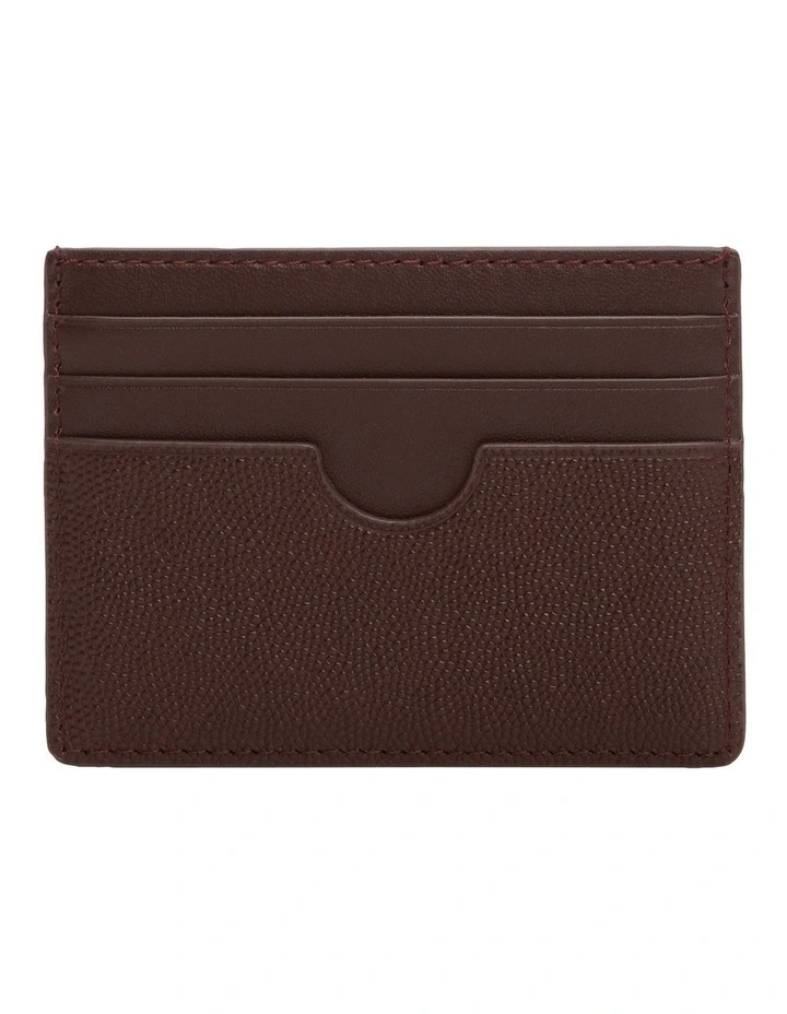 Flag Credit Card Holder in Brown image 2