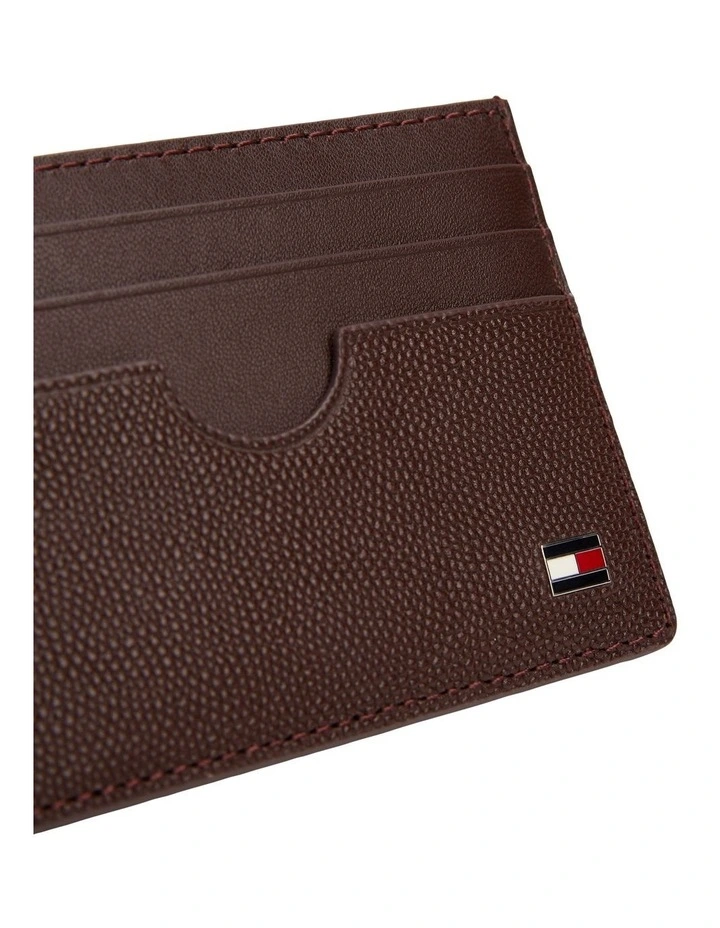 Flag Credit Card Holder in Brown image 4