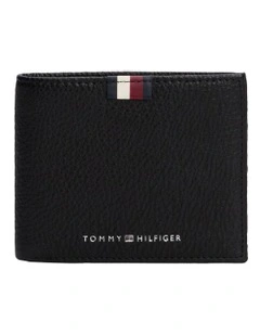 Premium Leather Coin Wallet in Black