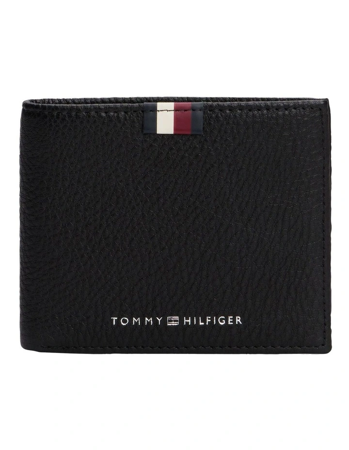 Premium Leather Coin Wallet in Black image 1