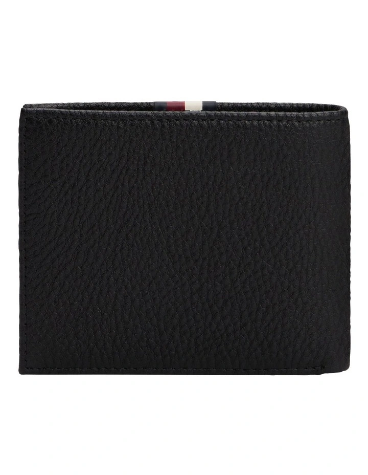 Premium Leather Coin Wallet in Black image 3