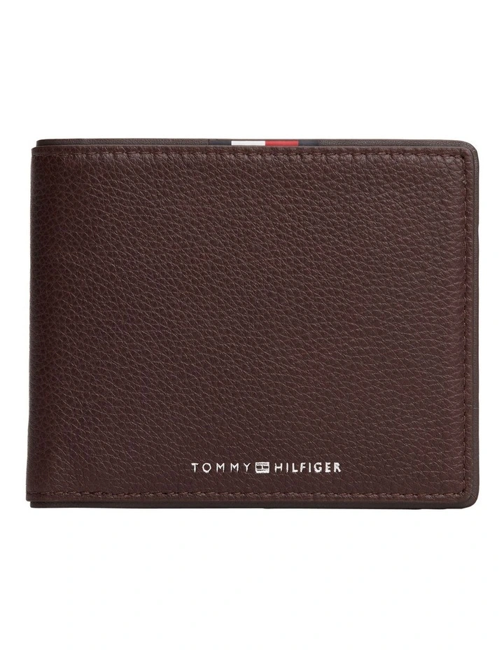 Corporate Leather Card And Coin Wallet in Brown image 1