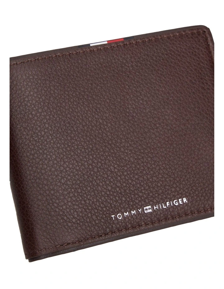 Corporate Leather Card And Coin Wallet in Brown image 4