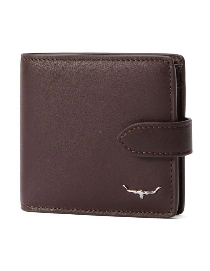 Wallet with pocket and tab in Brown image 1