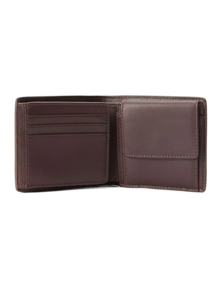 Wallet with pocket and tab in Brown image 2