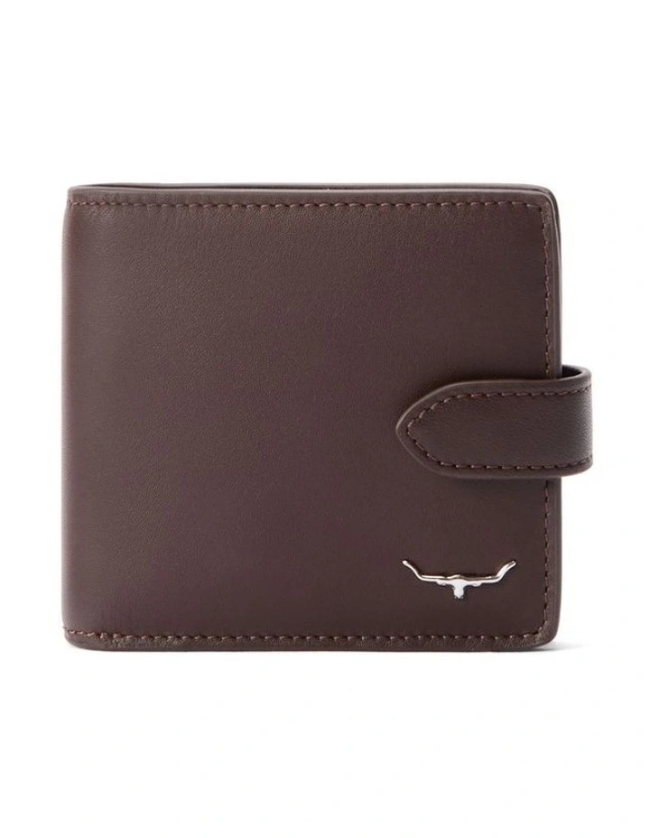 Wallet with pocket and tab in Brown image 4