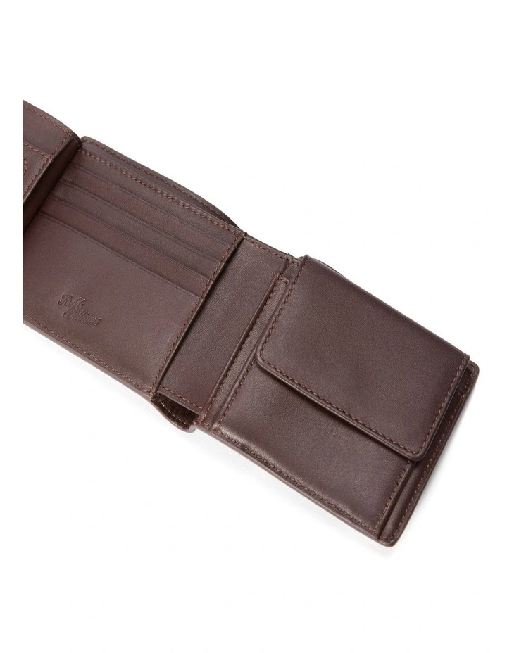 Wallet with pocket and tab in Brown image 6