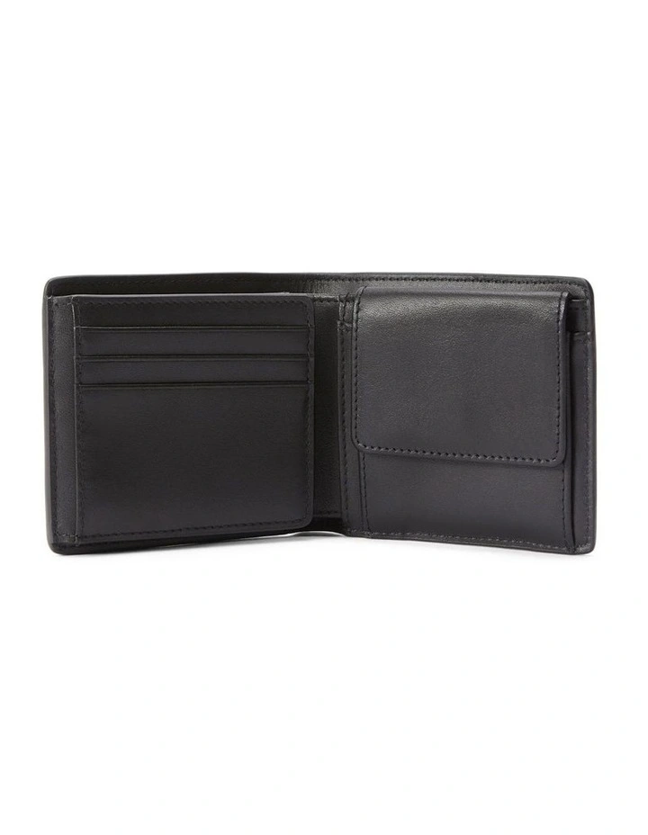 Wallet With Pocket And Tab in Black image 2