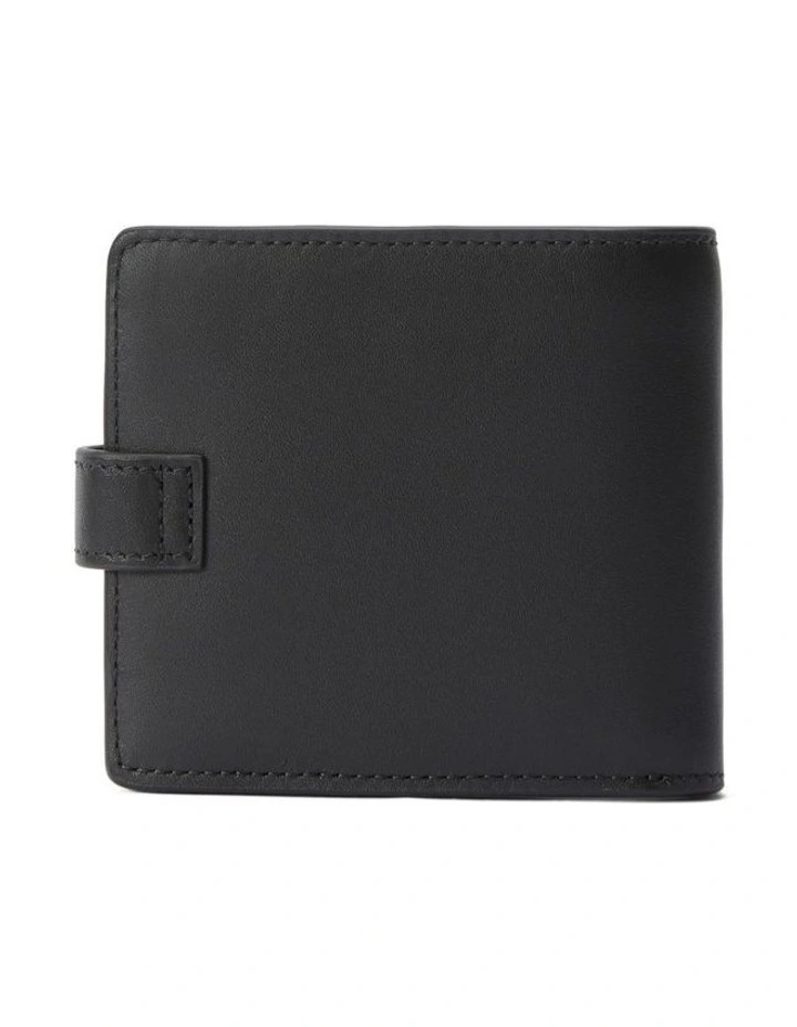 Wallet With Pocket And Tab in Black image 3