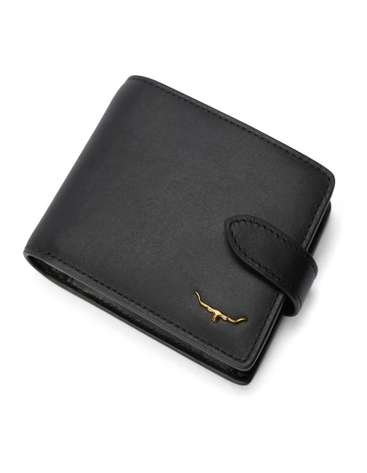 Wallet With Pocket And Tab in Black image 5