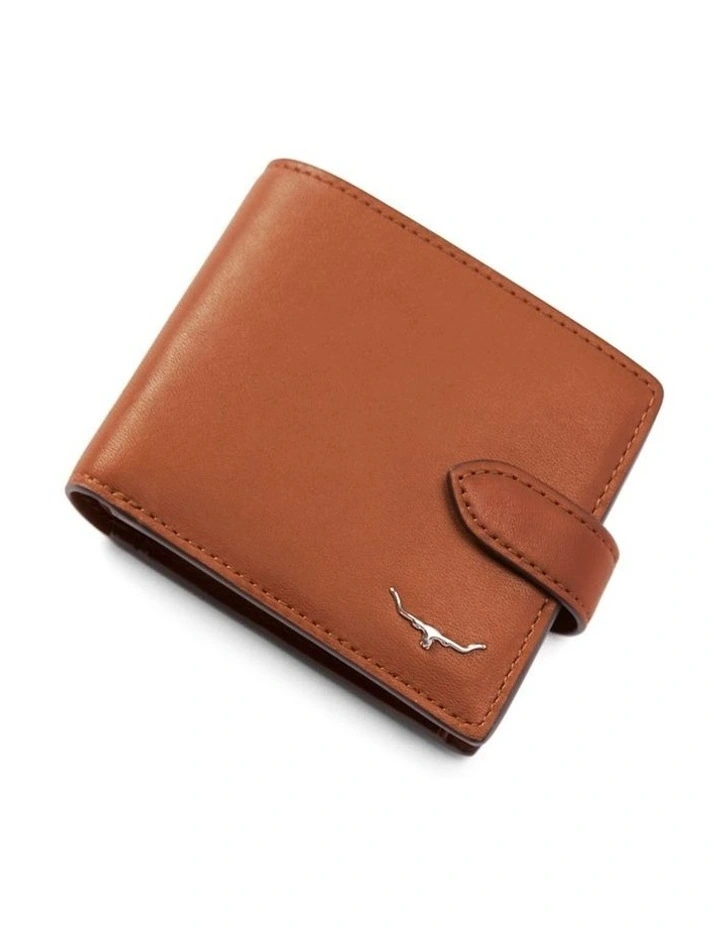 Wallet With Pocket And Tab in Tan image 5