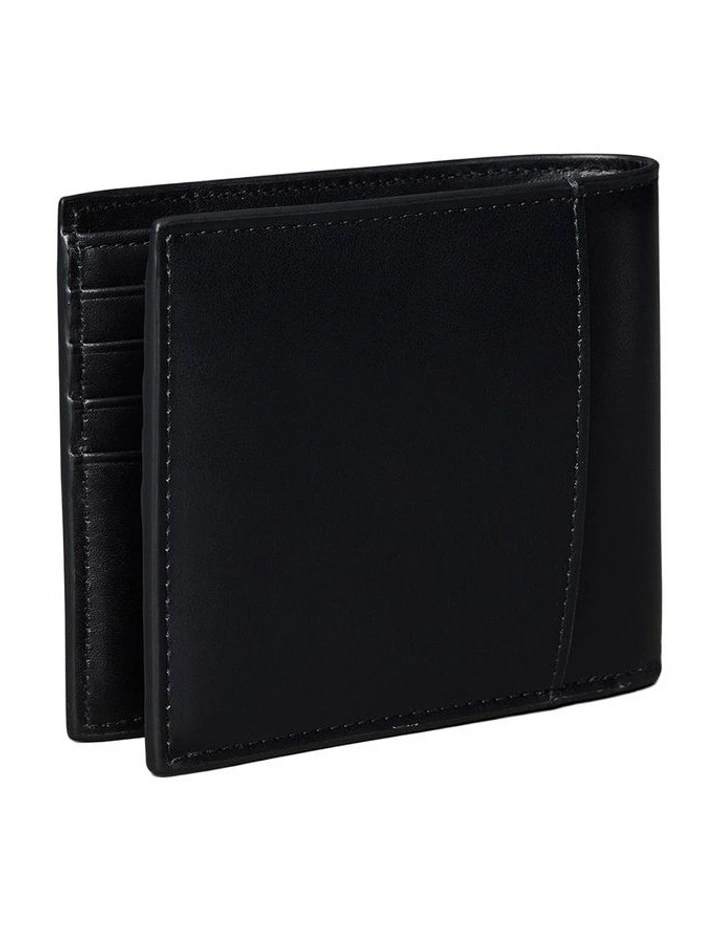 Raised Ew Bill Fold Wallet Black image 2