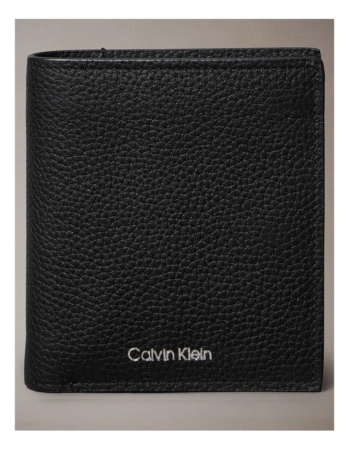 Foil Embossed Logo Trifold Wallet with Card Case image 1