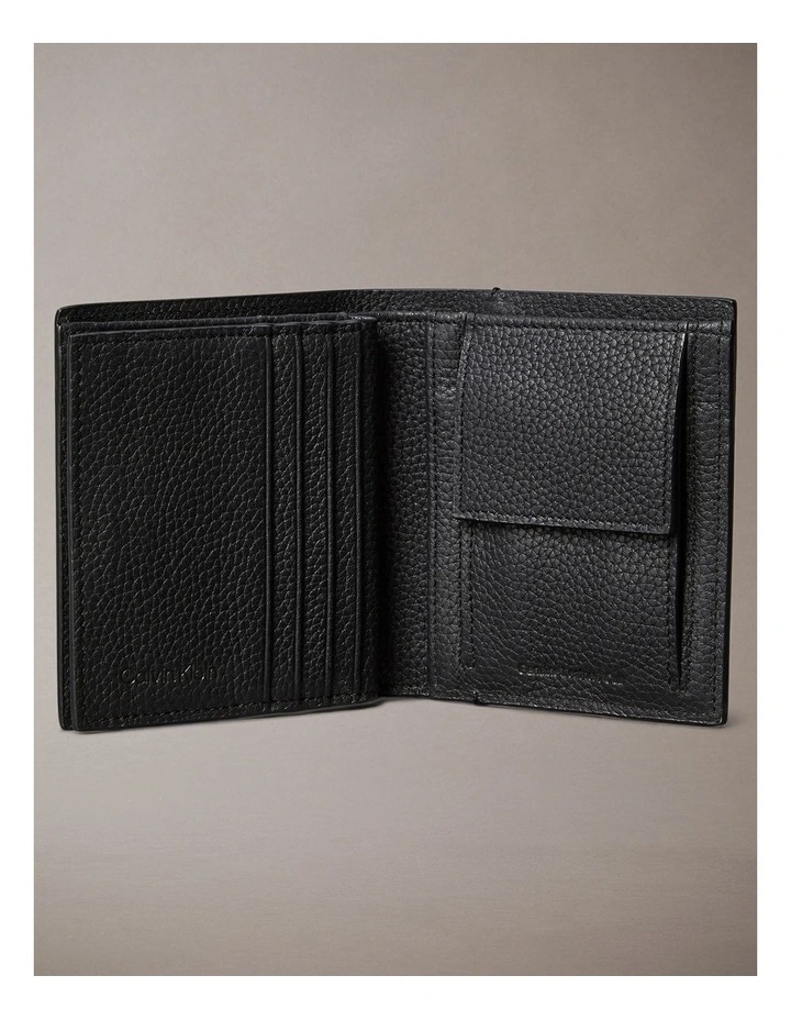 Foil Embossed Logo Trifold Wallet with Card Case image 3