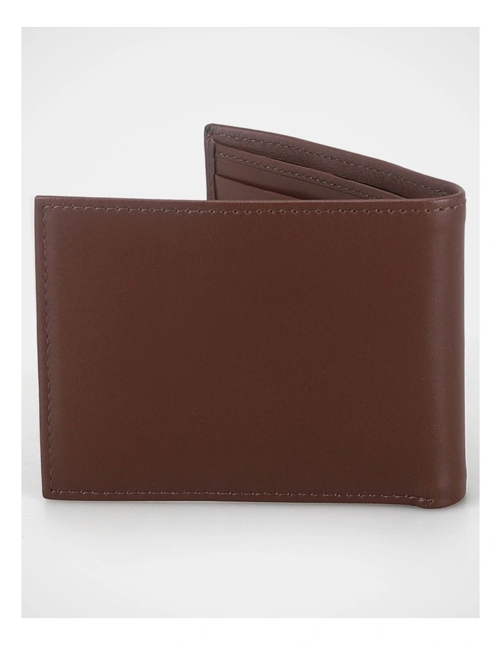 RFID Bifold Wallet in Cognac image 3