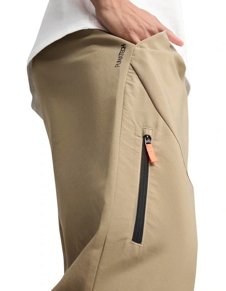 Cargo Woven Pants in Brown image 3
