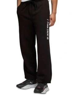 M Graphic French Terry Jogger in Black