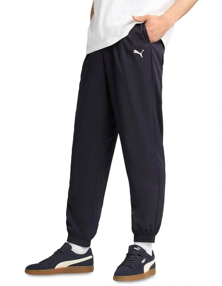 Essential Cat Logo Woven Pants in Blue image 1