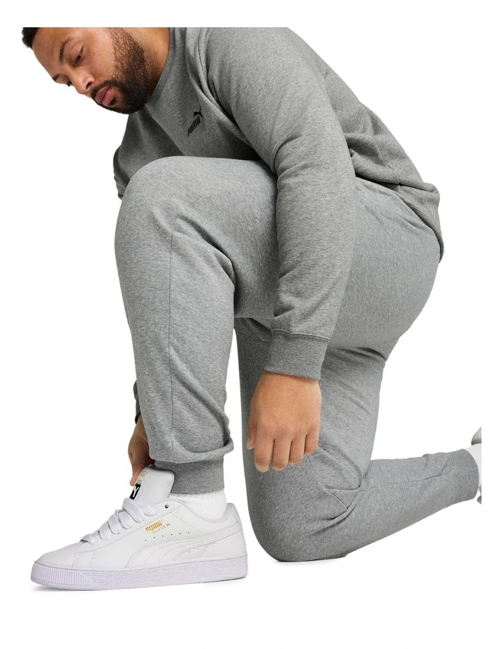 Ess No. 1 Logo Sweatpants in Medium Grey Heather image 4