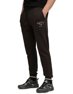 Class Graphic Sweatpants in Black