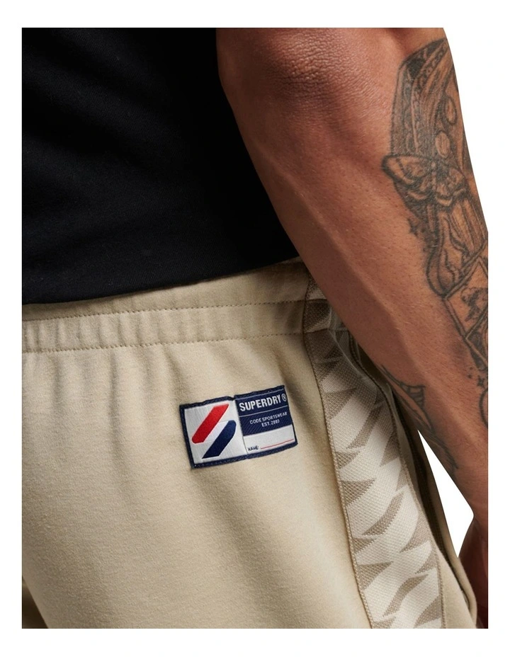 Code Tape Track Pant in Explorer Sand image 4