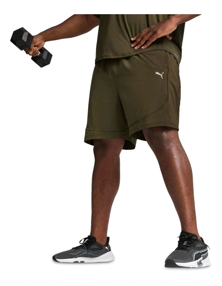 Flex 7 Woven Shorts in Dark Olive image 3