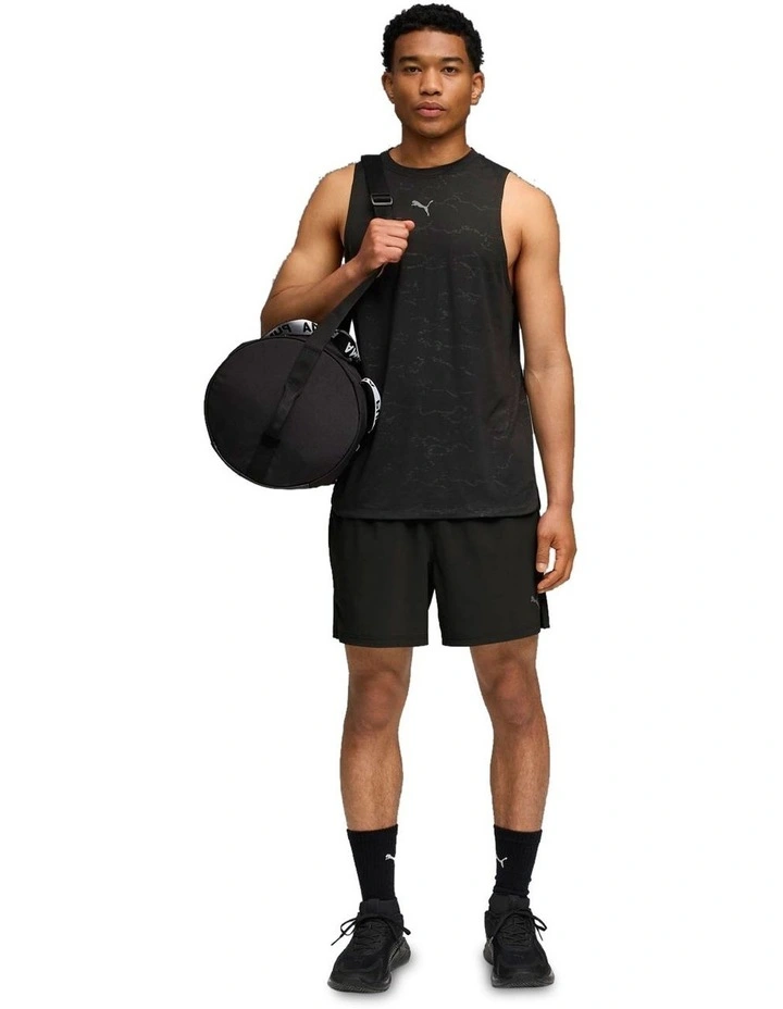 M Tech Training Stretch Woven Shorts 5 inch in Black image 1